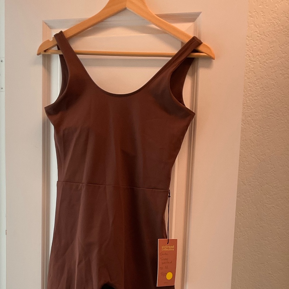 Girlfriend Collective | Brown Onesie | Leisure | Workout | Size Medium | NWT